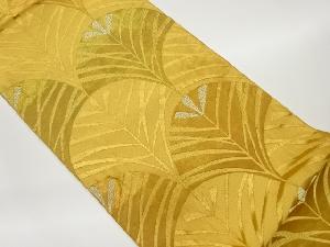 銀杏に松葉模様織出し袋帯